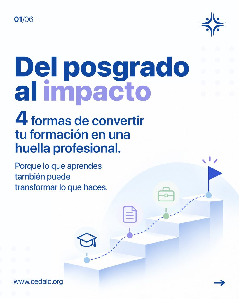 🚀Un posgrado puede ampliar tus conocimientos. Pero su impacto también depende de lo que haces con ellos después.
La form