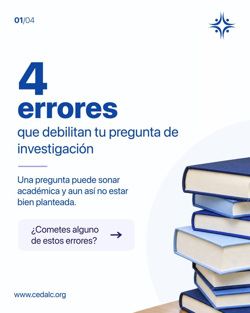 ❓Una pregunta de investigación no se fortalece porque suene más compleja.

Se fortalece cuando delimita aquello que quie